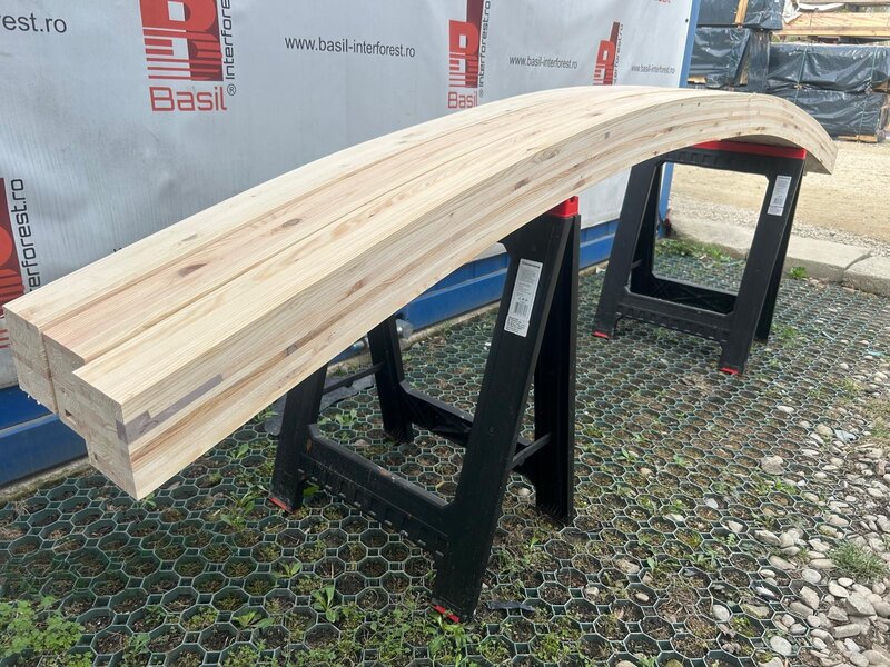 Grinzi stratificate curbate - Pin Silvestru-  95x105x2900 mm